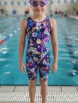 Vero Girls Training Swimsuit – Aqua Bloom